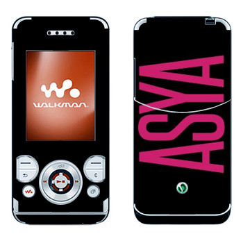   «Asya»   Sony Ericsson W580