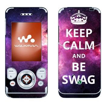   «Keep Calm and be SWAG»   Sony Ericsson W580