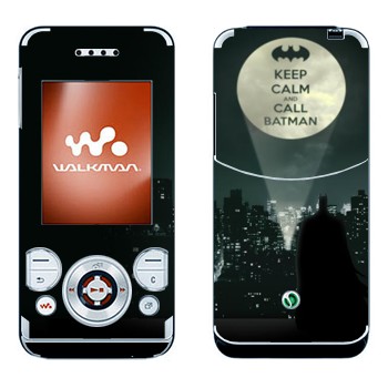   «Keep calm and call Batman»   Sony Ericsson W580