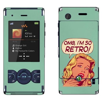   «OMG I'm So retro»   Sony Ericsson W595