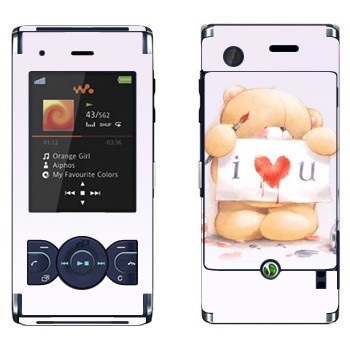   «  - I love You»   Sony Ericsson W595