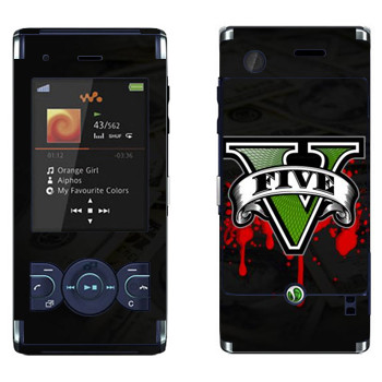   «GTA 5 - logo blood»   Sony Ericsson W595