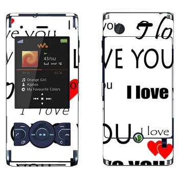   «I Love You -   »   Sony Ericsson W595