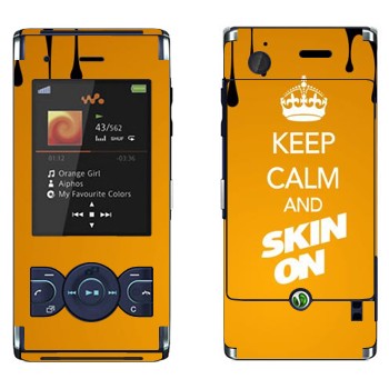   «Keep calm and Skinon»   Sony Ericsson W595