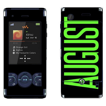   «August»   Sony Ericsson W595