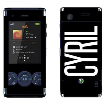   «Cyril»   Sony Ericsson W595