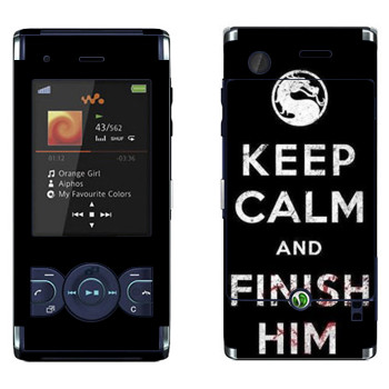   «Keep calm and Finish him Mortal Kombat»   Sony Ericsson W595