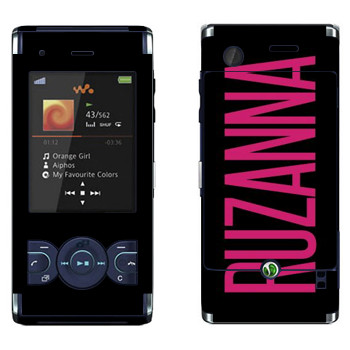   «Ruzanna»   Sony Ericsson W595