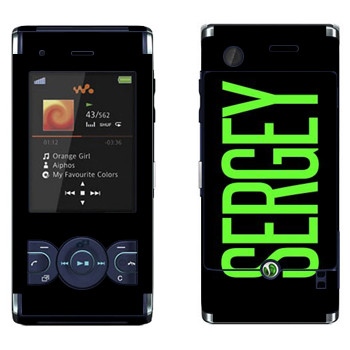   «Sergey»   Sony Ericsson W595