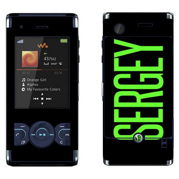   «Sergey»   Sony Ericsson W595