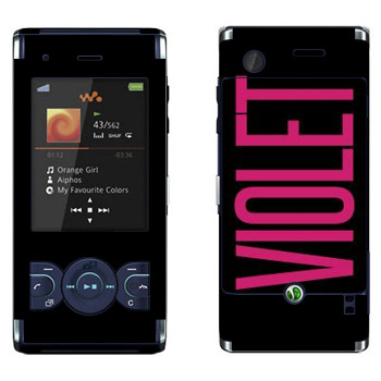   «Violet»   Sony Ericsson W595