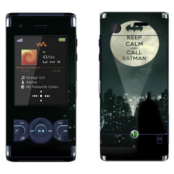   «Keep calm and call Batman»   Sony Ericsson W595