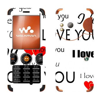   «I Love You -   »   Sony Ericsson W610i