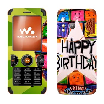   «  Happy birthday»   Sony Ericsson W610i