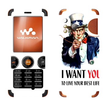   « : I want you!»   Sony Ericsson W610i
