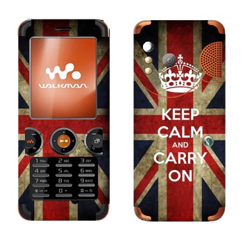   «Keep calm and carry on»   Sony Ericsson W610i