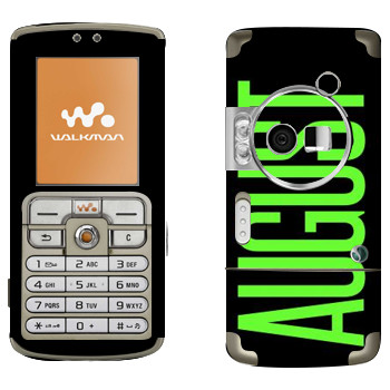   «August»   Sony Ericsson W700