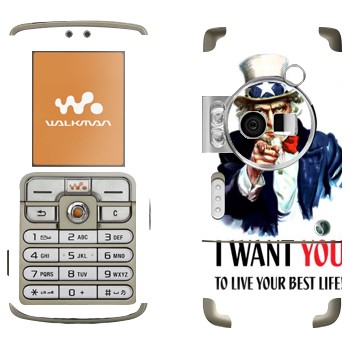   « : I want you!»   Sony Ericsson W700