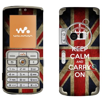   «Keep calm and carry on»   Sony Ericsson W700