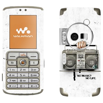   « - No music? No life.»   Sony Ericsson W700
