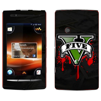   «GTA 5 - logo blood»   Sony Ericsson W8 Walkman