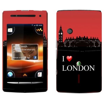   «I love London»   Sony Ericsson W8 Walkman
