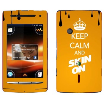  «Keep calm and Skinon»   Sony Ericsson W8 Walkman