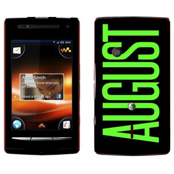   «August»   Sony Ericsson W8 Walkman