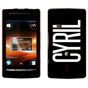   «Cyril»   Sony Ericsson W8 Walkman