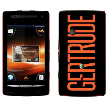   «Gertrude»   Sony Ericsson W8 Walkman