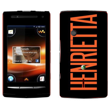   «Henrietta»   Sony Ericsson W8 Walkman