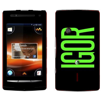   «Igor»   Sony Ericsson W8 Walkman