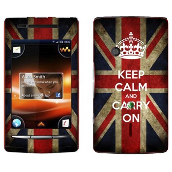   «Keep calm and carry on»   Sony Ericsson W8 Walkman