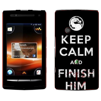   «Keep calm and Finish him Mortal Kombat»   Sony Ericsson W8 Walkman