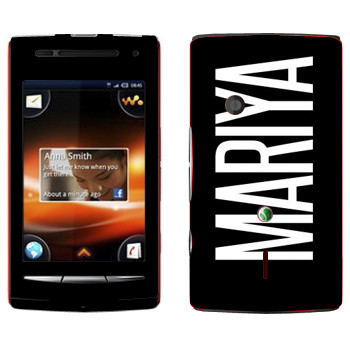   «Mariya»   Sony Ericsson W8 Walkman