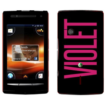   «Violet»   Sony Ericsson W8 Walkman