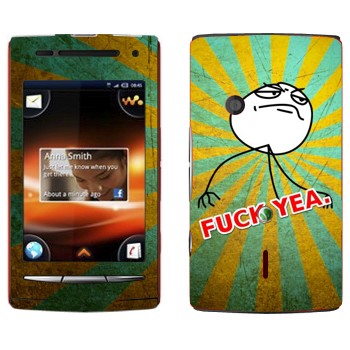   «Fuck yea»   Sony Ericsson W8 Walkman