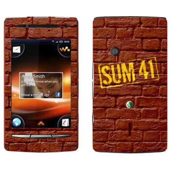   «- Sum 41»   Sony Ericsson W8 Walkman