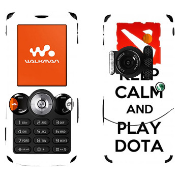   «Keep calm and Play DOTA»   Sony Ericsson W810i