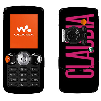   «Claudia»   Sony Ericsson W810i