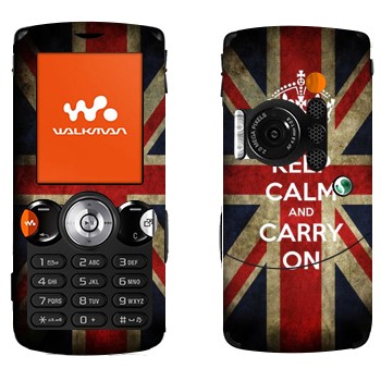   «Keep calm and carry on»   Sony Ericsson W810i