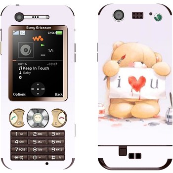   «  - I love You»   Sony Ericsson W890