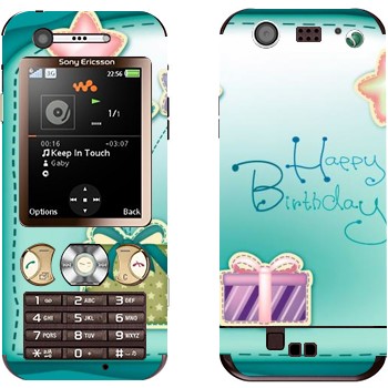   «Happy birthday»   Sony Ericsson W890