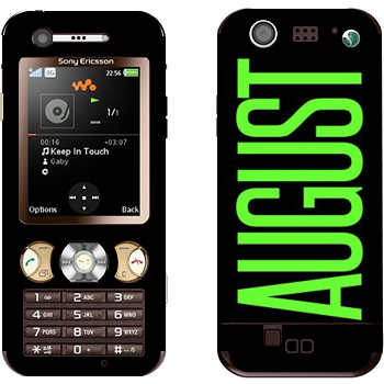   «August»   Sony Ericsson W890