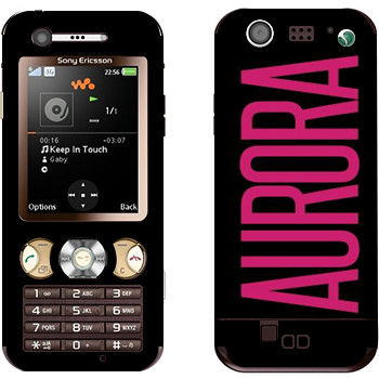   «Aurora»   Sony Ericsson W890