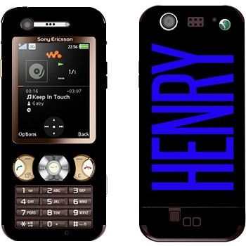   «Henry»   Sony Ericsson W890