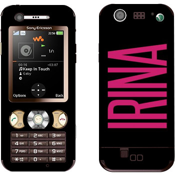   «Irina»   Sony Ericsson W890