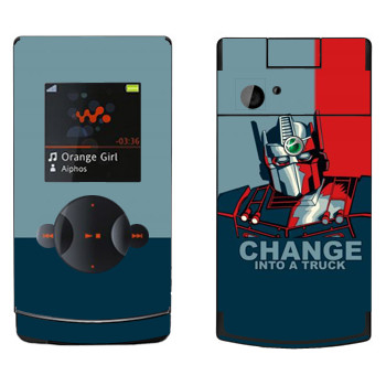   « : Change into a truck»   Sony Ericsson W980