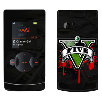   «GTA 5 - logo blood»   Sony Ericsson W980