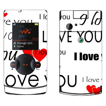   «I Love You -   »   Sony Ericsson W980